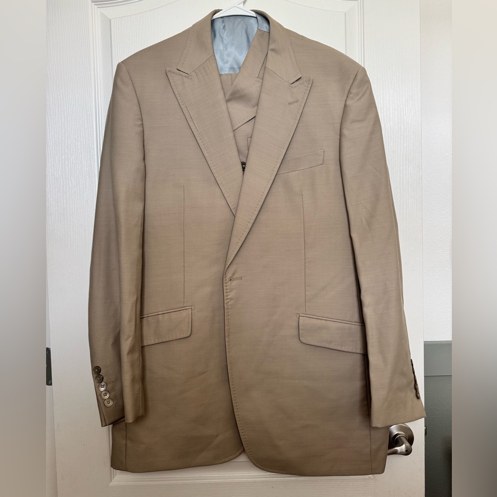 Classic Tan Men's Suit